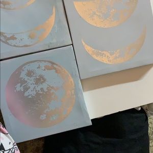 Three canvas wall art